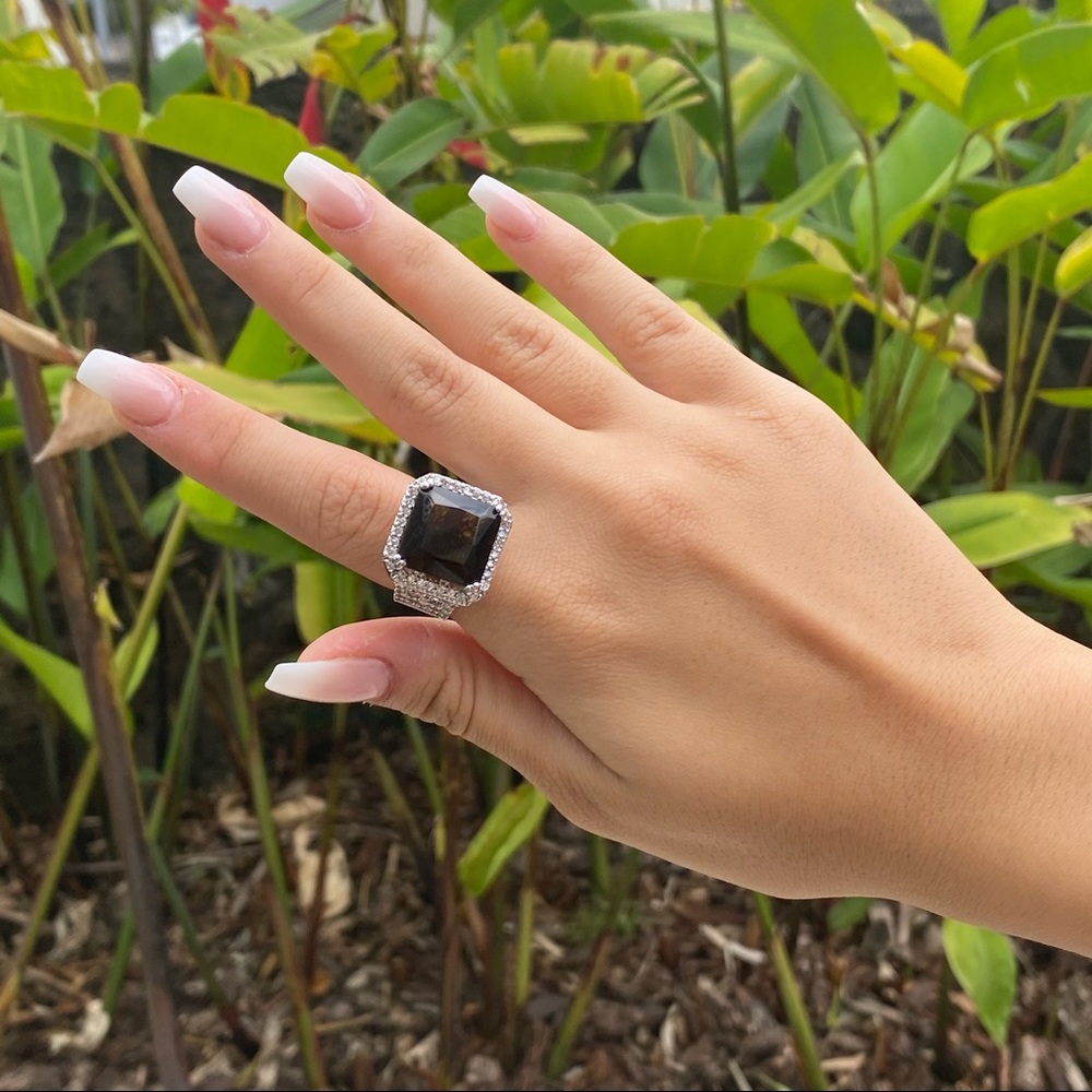 New Bold Statement CZs Cocktail Party Ring